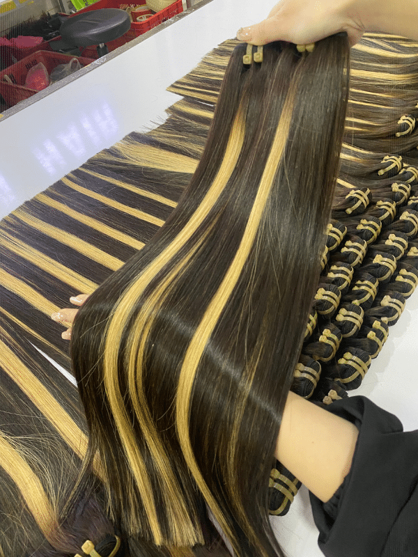 Piano Blonde Bone Straight Vietnamese Hair