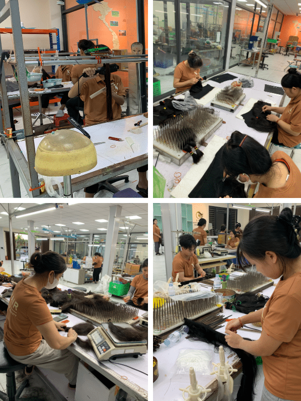 X Hair Vietnam supply only 100% Vietnamese hair donor