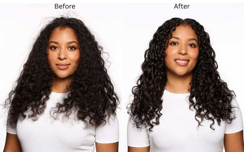 detangle curly & wavy hair