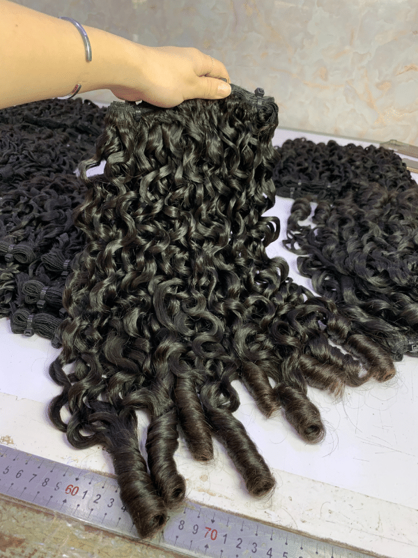 natural black burmese tight curly vietnamese hair